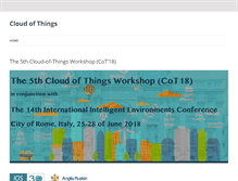 Tablet Screenshot of cloudofthings.org